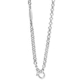 LAGOS silver High Jinks link chain necklace, 3.5 mm double cable design with signature lobster clasp