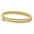 Signature Caviar 18K Gold Double Wrap Bracelet