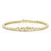 Fizz 18K Gold Diamond Tennis Bracelet (studio)