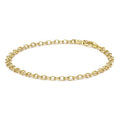 LAGOS Anthem 18K Gold High Jinks 3.5 mm double cable chain bracelet.