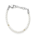 Created for children. A freshwater cultured pearl bracelet with 18K gold stations. From the LAGOS Kinder collection, this bracelet is the ideal heirloom for a birth, first birthday or christening.