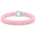 Our classic pink Caviar ceramic beaded bracelet.