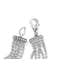 Clasp view of Two-Toned Caviar Five Strand Chain Bracelet