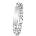 Signature Caviar Silver Engravable ID Link Bracelet