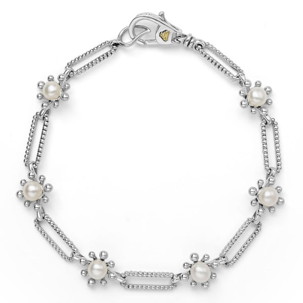 Fleur Pearl Link Bracelet | LAGOS Jewelry