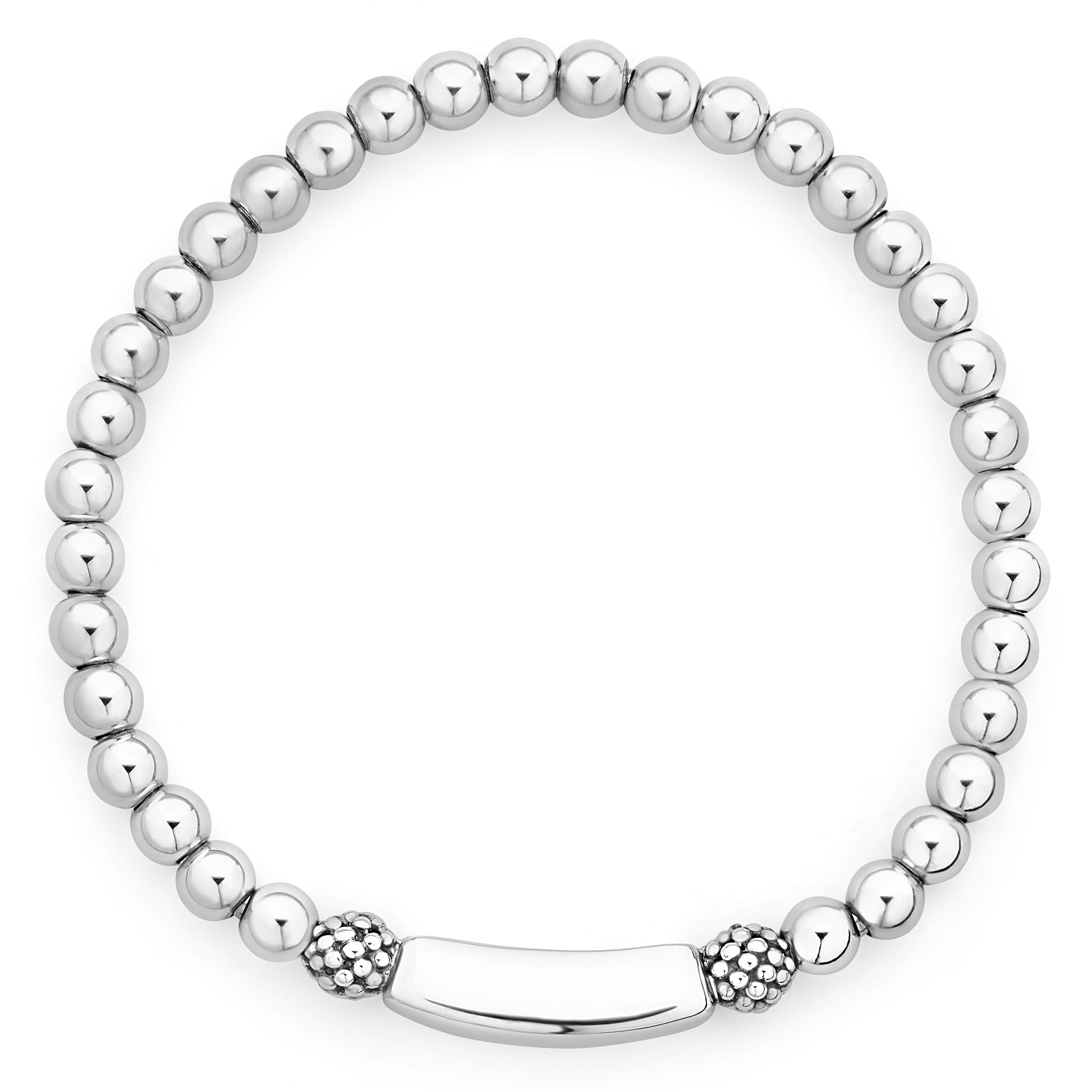 Signature Caviar Nana Stretch Bead Bracelet
