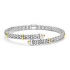 Signature Caviar Two-Tone Caviar Versa Bypass Bracelet
