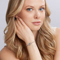 Signature Caviar Sterling Silver Star of David Stretch Bracelet