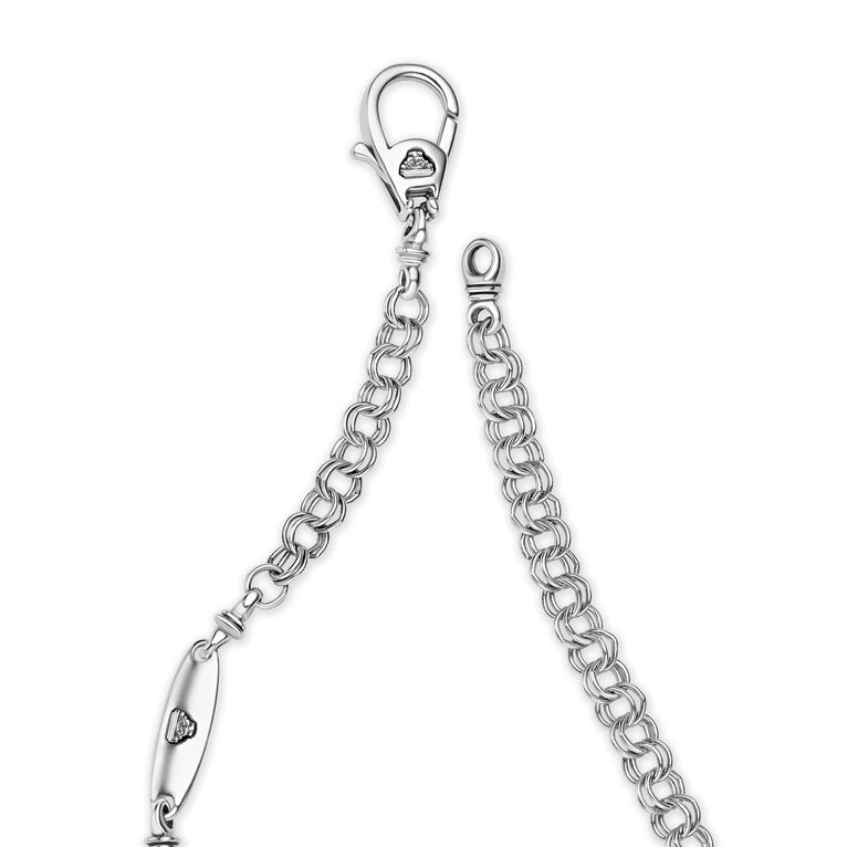 LAGOS Anthem Silver High Jinks 3 mm double cable chain bracelet in sterling silver