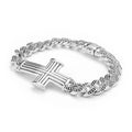 Anthem Sterling Silver Cross Link Bracelet