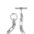 Signature Caviar Petite Sterling Silver Link Bracelet featuring a toggle-bar clasp and decorative chain with interlocking oval and round links accented by tiny beads.