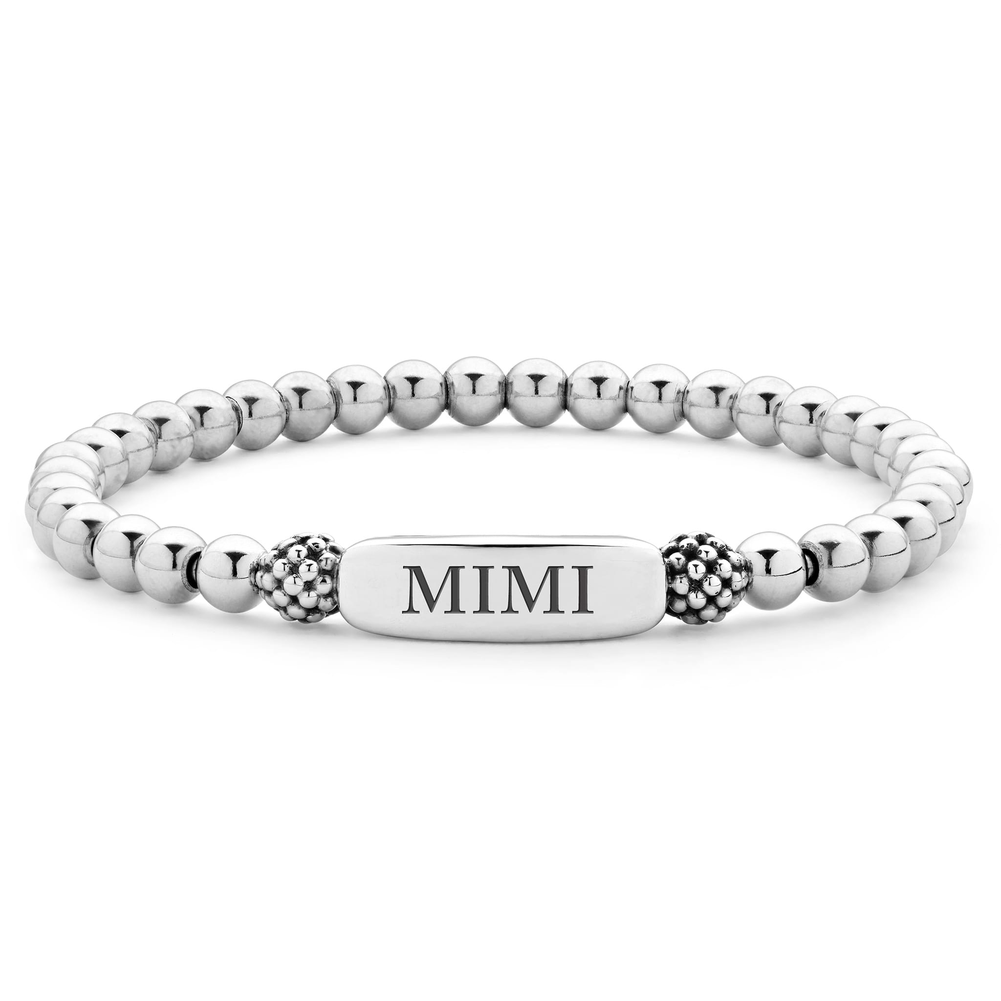 Signature Caviar Mimi Stretch Bead Bracelet