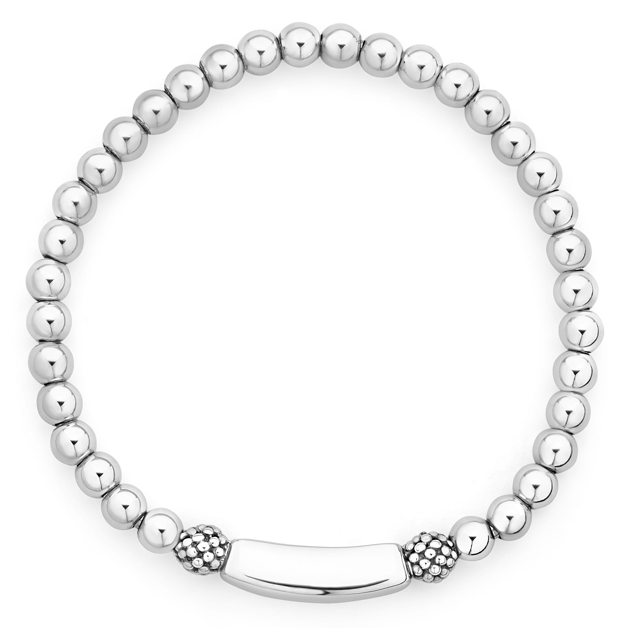 Signature Caviar Mimi Stretch Bead Bracelet