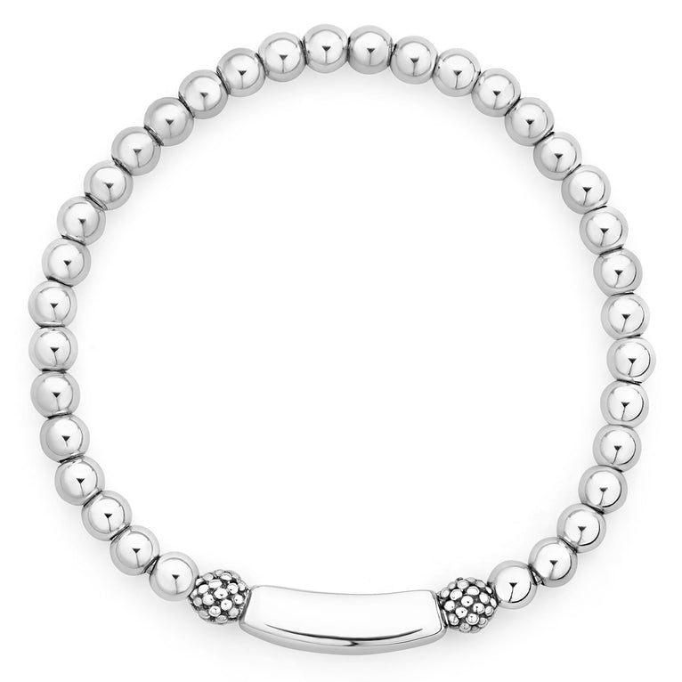 Signature Caviar Gigi Stretch Bead Bracelet