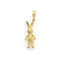 Artfully crafted rabbit pendant made of 18K gold Caviar beading. Rabbit is assembled from five different parts that make the pendant very movable. Accommodates most LAGOS necklaces.
