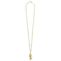 Rare Wonders 18K Gold Ski Karat Pendant Necklace