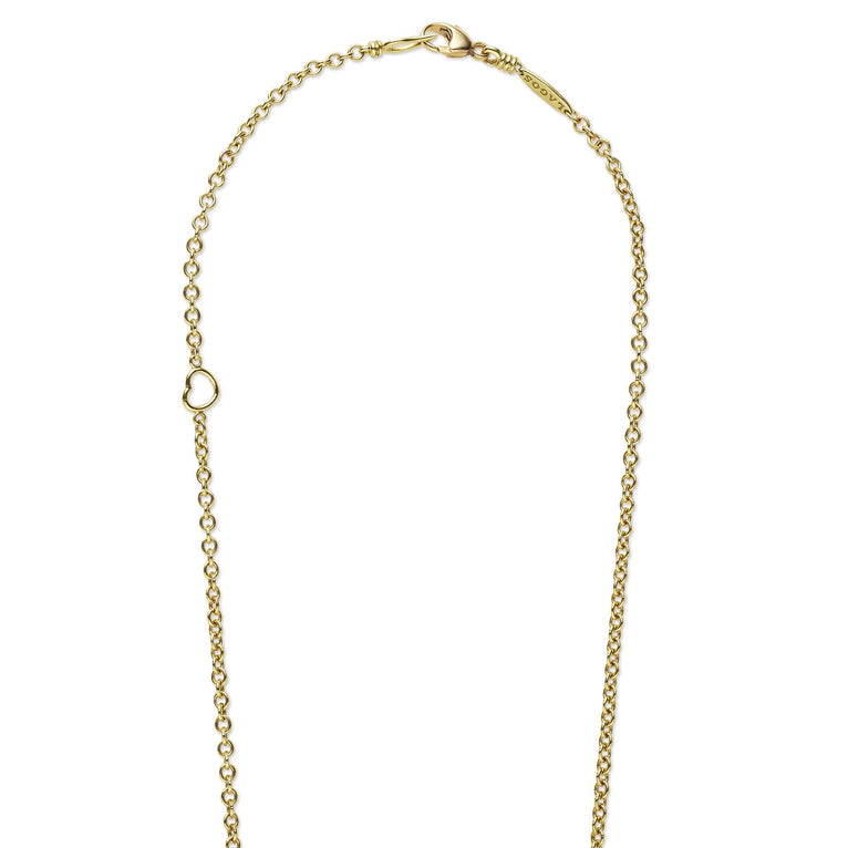 Rare Wonders 18K Gold Ski Karat Pendant Necklace