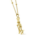 Rare Wonders 18K Gold Ski Karat Pendant Necklace