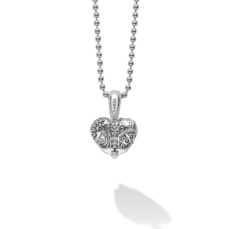 Hearts of LAGOS Silver Heart of Texas Pendant Necklace