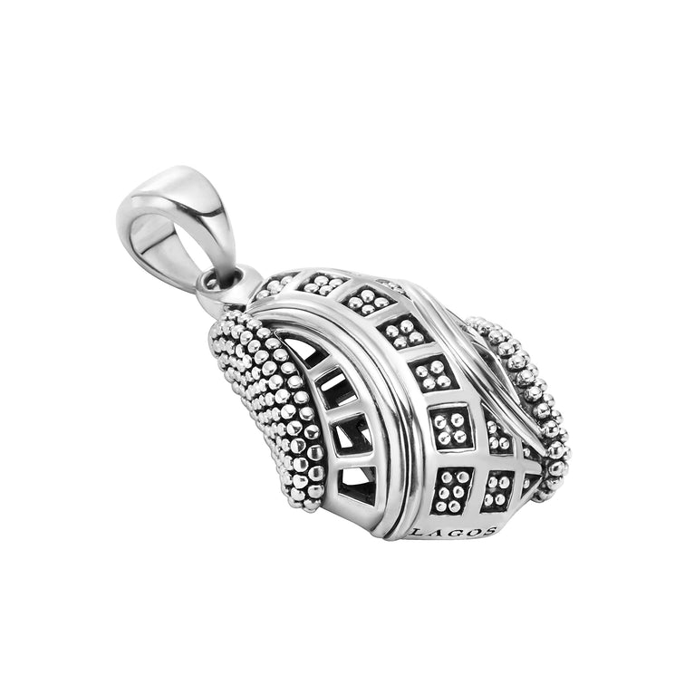 Keep Memory Alive Caviar Sculpture Pendant