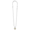 Signature Caviar Cancer Zodiac Charm Necklace with sterling silver beaded chain, 18K gold Cancer pendant, and LAGOS detail, embodying bold individuality and elegance.
