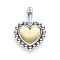 A Signature Caviar sterling silver and 18K gold heart charm. Charm can only be paired with chains 04-80756-ML, 04-80549-ML, 04-80946-ML or 04-10534-ML. Chain sold separately.