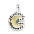 A Signature Caviar sterling silver and 18K gold crescent charm. Charm can only be paired with chains 04-80756-ML, 04-80549-ML, 04-80946-ML or 04-10534-ML. Chain sold separately.