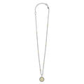 Signature Caviar K Initial Diamond Charm Necklace with sterling silver, 18K gold accents, a K initial charm on a caviar beaded chain, showcasing elegant craftsmanship.
