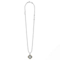 Rittenhouse Two-Tone Square Diamond Pendant Necklace