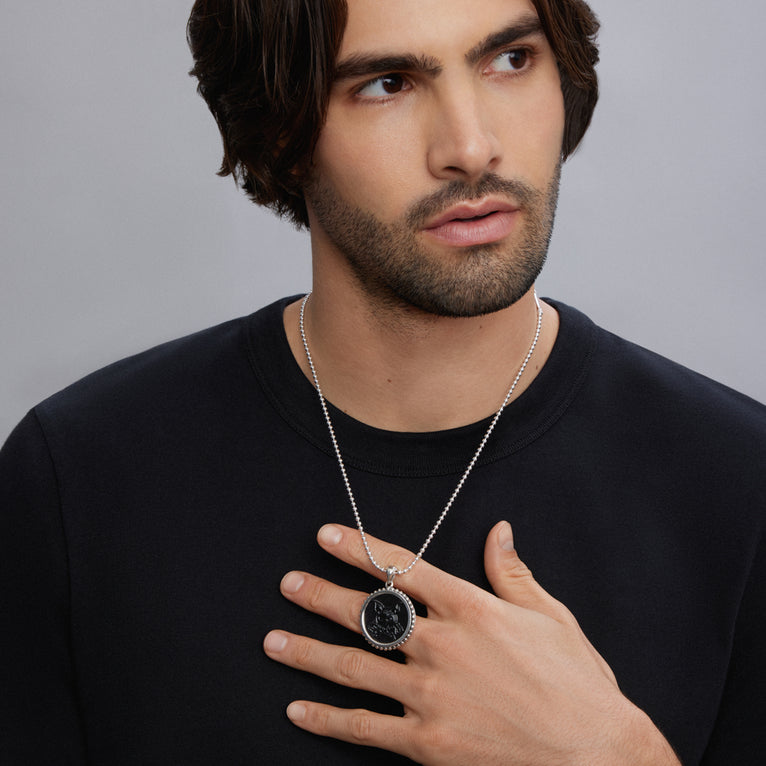 Anthem Black Agate Krunch Amulet