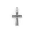 Anthem Two-Tone Superfine Beaded Cross Amulet