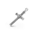 Anthem Caviar Beaded X Cross Amulet