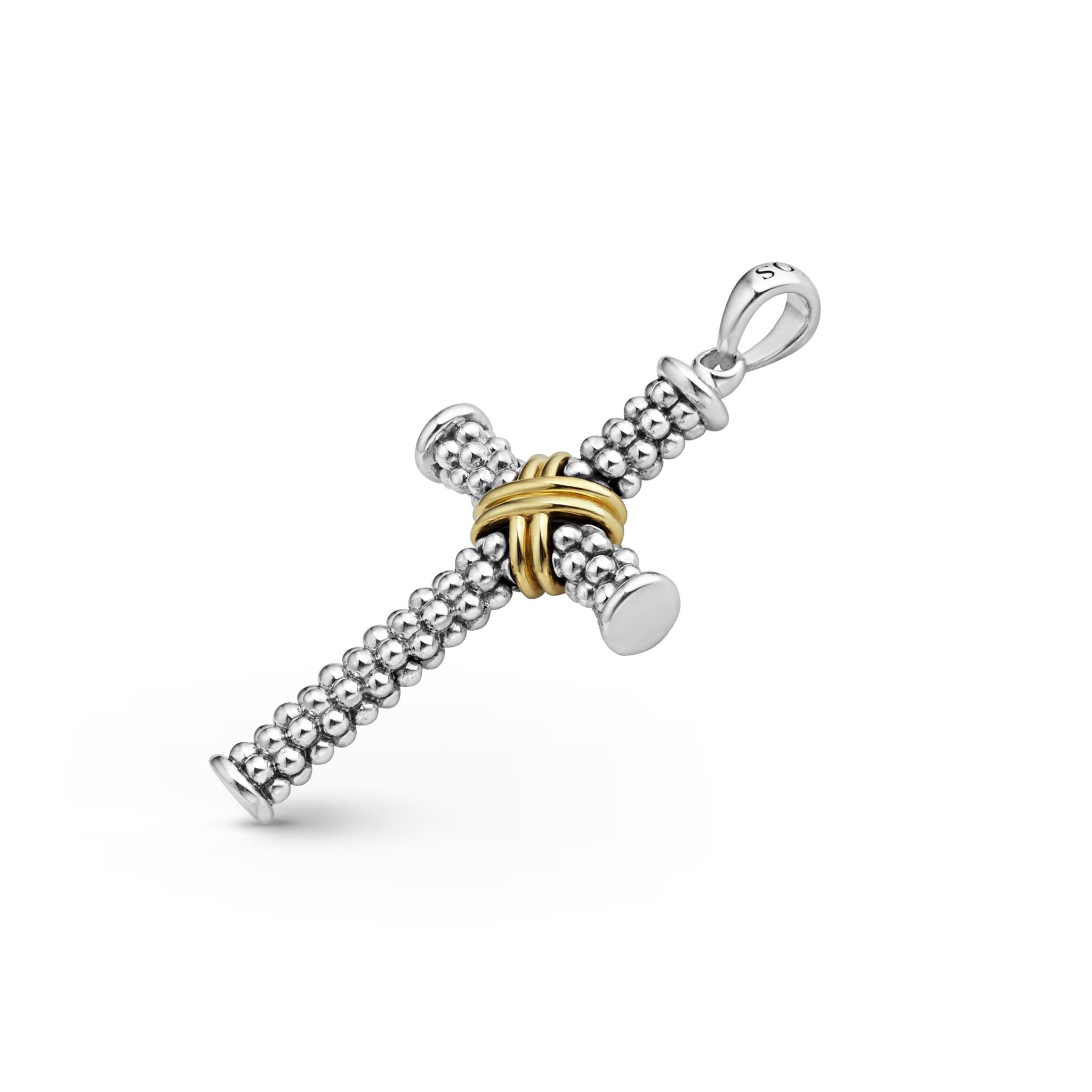 Anthem Large Two-Tone Cross Amulet