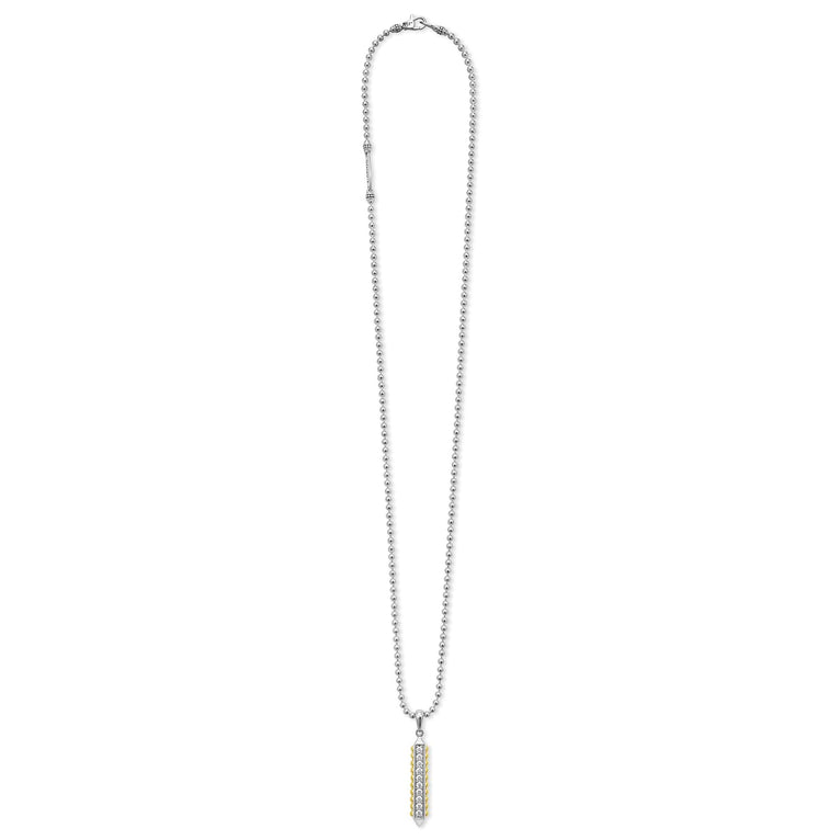 Anthem Diamond Bar Amulet Necklace