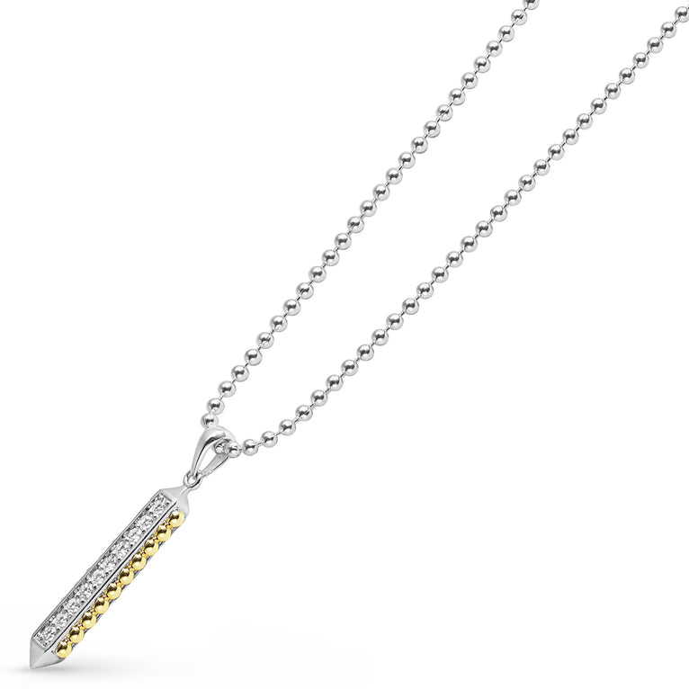 Anthem Diamond Bar Amulet Necklace