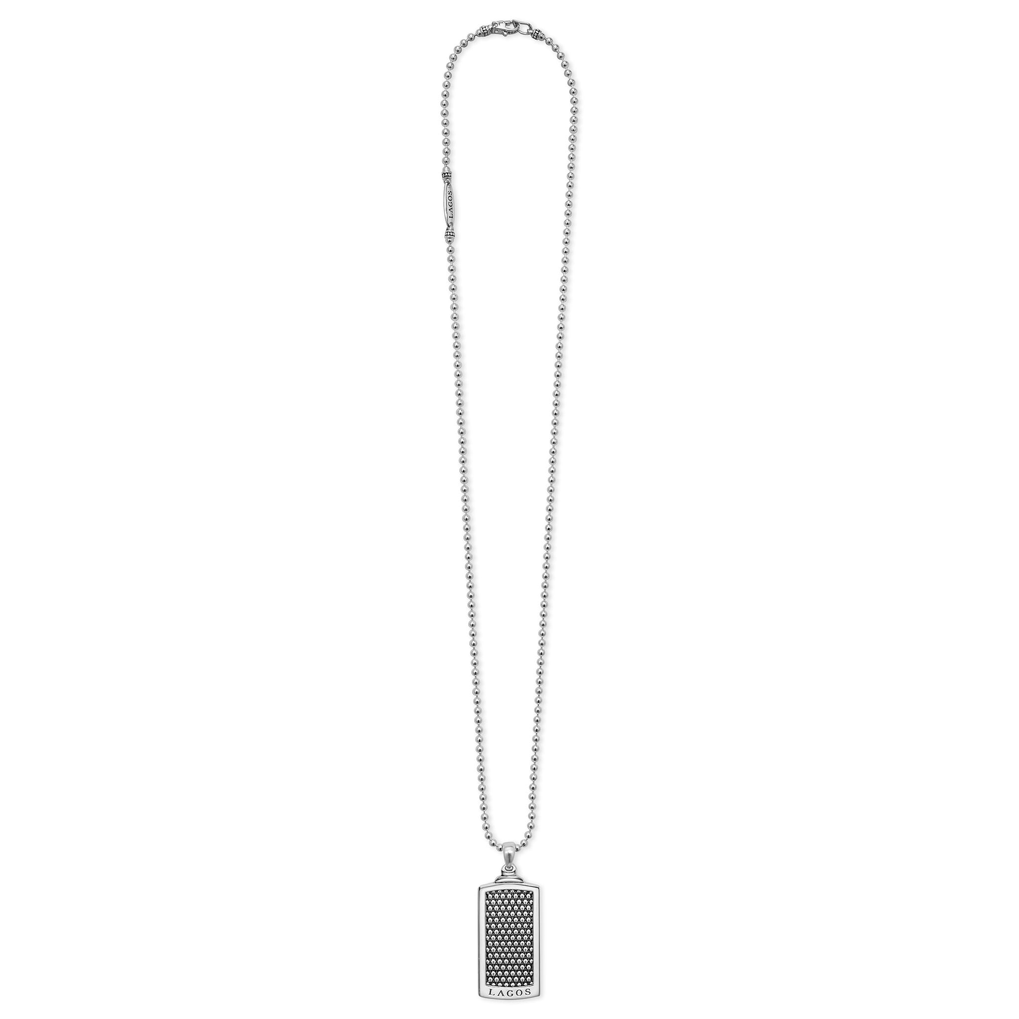 Anthem Caviar Tag Amulet Necklace