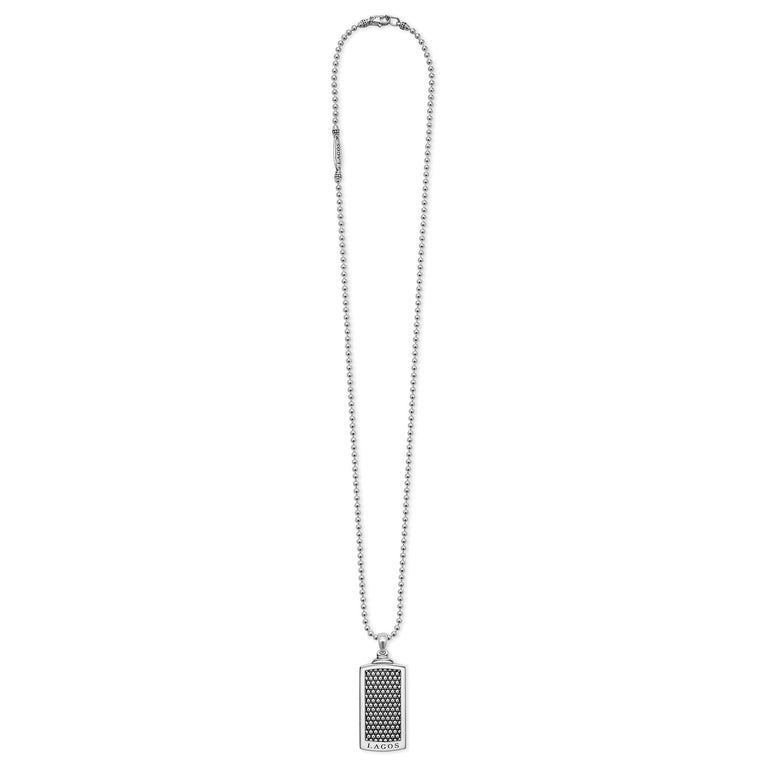 Anthem Caviar Tag Amulet Necklace
