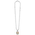 Signature Caviar Octagon Diamond K Initial Charm Necklace