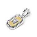 Signature Caviar Octagon Diamond W Initial Charm