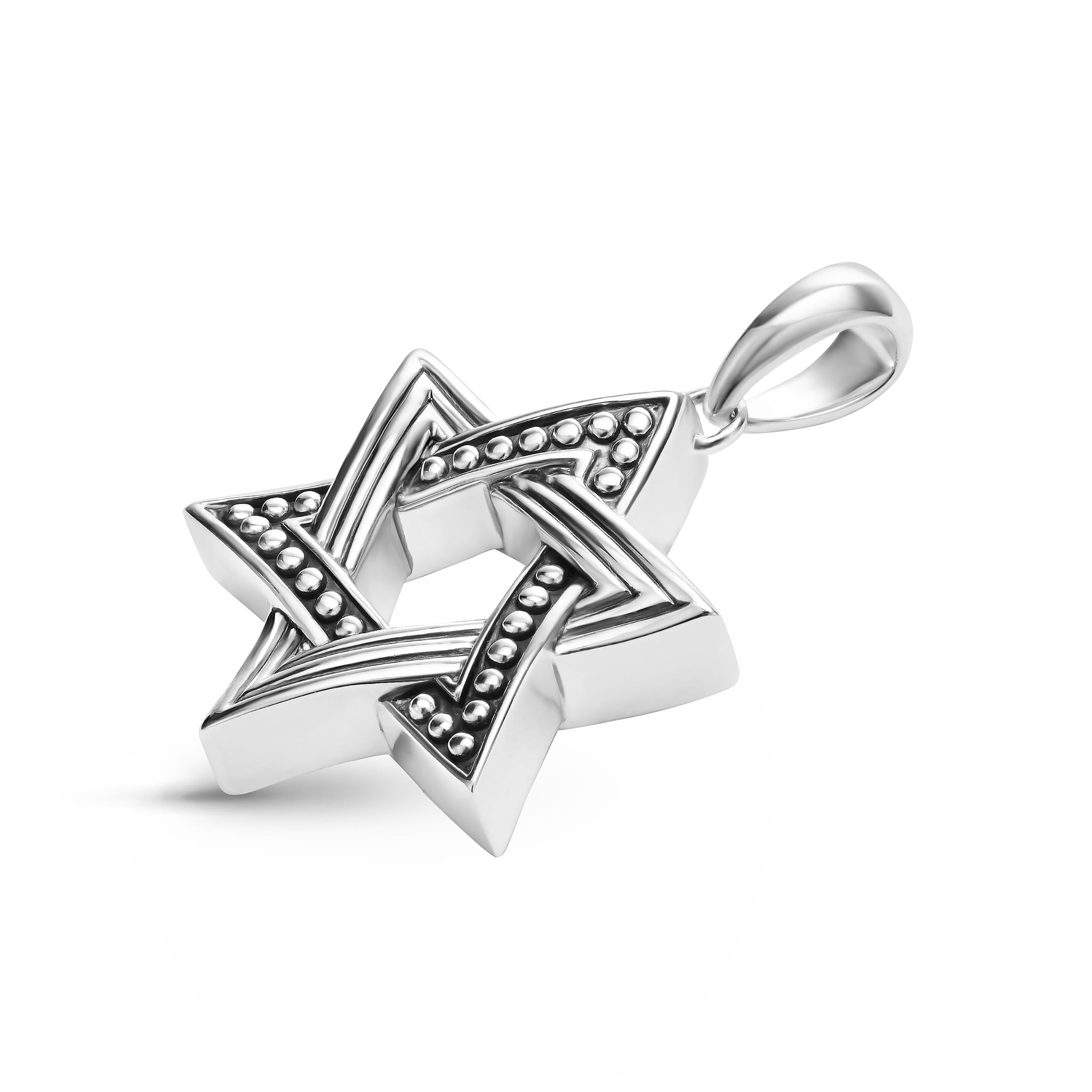 Anthem Medium Silver Star of David Amulet