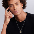 Anthem Medium Two-Tone Star of David Amulet
