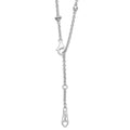 Lobster clasp on adjustable necklace