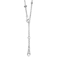 Clasp on Sterling Silver Moon & Star Pendant Necklace