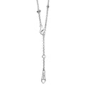 Clasp view of Sterling Silver Mini Gecko Pendant Necklace