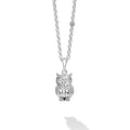 Sterling Silver Mini Owl Pendant Necklace