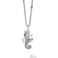 Sterling Silver Mini Seahorse Pendant Necklace
