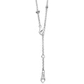 Clasp on Sterling Silver Mini Angelfish Pendant Necklace