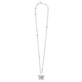 Full view of Sterling Silver Mini Butterfly Pendant Necklace