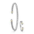 Signature Caviar Two-Tone Diamond Mini Versa Bracelet & Ring Gift Set