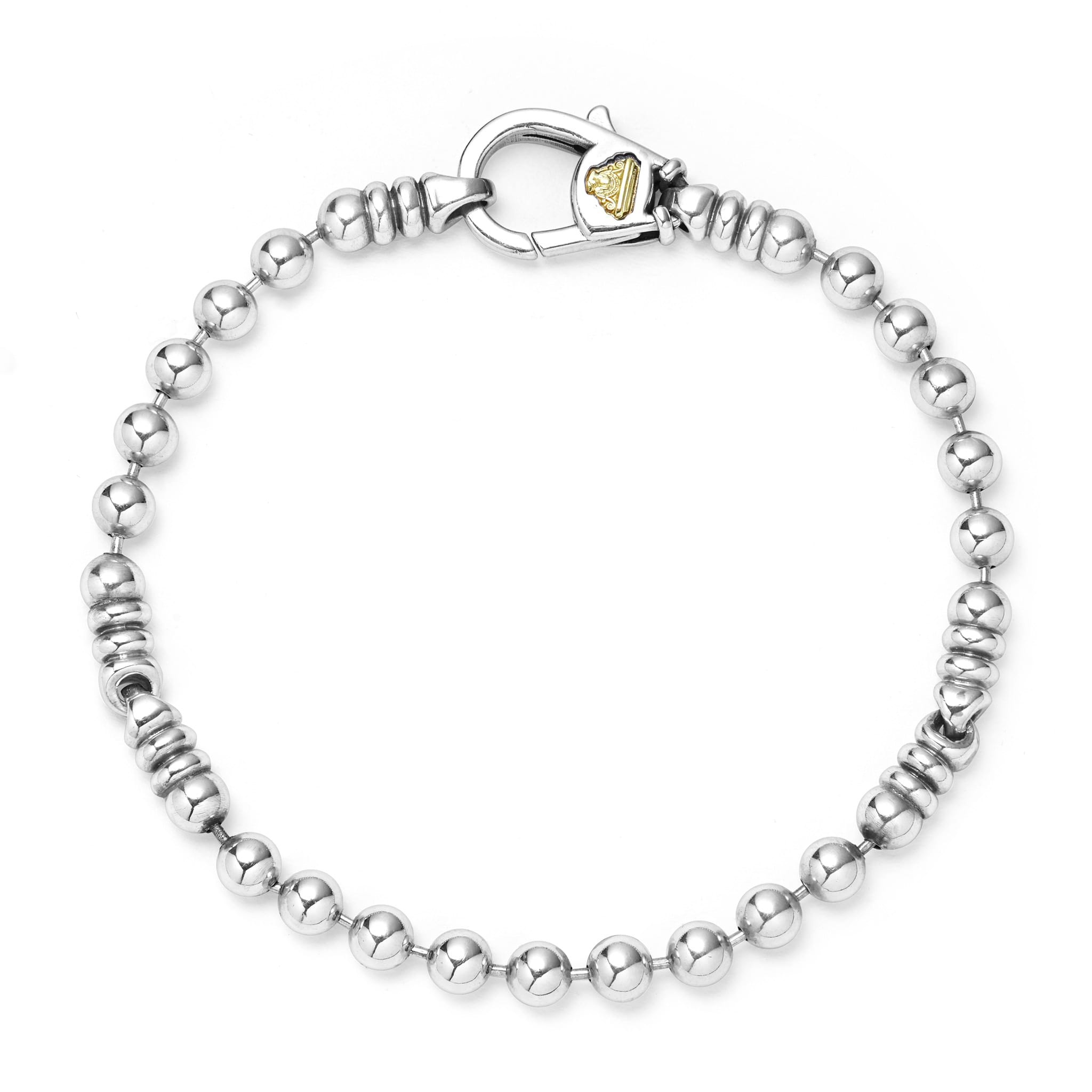 Anthem Sterling Silver Caviar Beaded Chain Gift Set